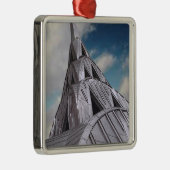 NYC Chrysler Building Metalen Ornament (Rechts)