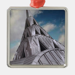 NYC Chrysler Building Metalen Ornament