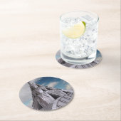 NYC Chrysler Building Ronde Kartonnen Onderzetter (Insitu)