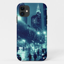 NYC Chrysler Rain iPhone 5 Hoesje-Mate Hoesje