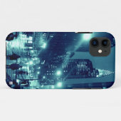 NYC Chrysler Rain iPhone 5 Hoesje-Mate Hoesje (Achterkant (horizontaal))