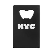 NYC Classic Creditkaart Flessenopener (Achterkant)