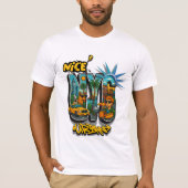 NYC Comic Art Urban T-shirt (Voorkant)
