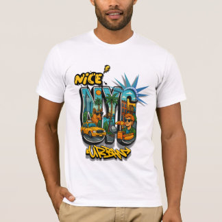 NYC Comic Art Urban T-shirt