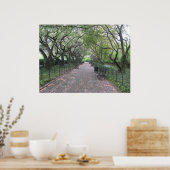 NYC Conservatory Garden Central Park New York Poster (Keuken)