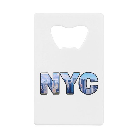 NYC CREDITKAART FLESSENOPENER (Voorkant)