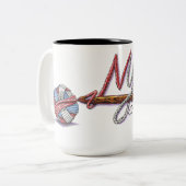 NYC Crochet Guild 15oz mok (Voorkant links)