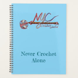 NYC Crochet Guild Blauwe Planner