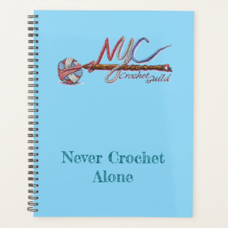 NYC Crochet Guild Blauwe Planner
