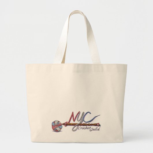 NYC Crochet Guild Canvas tas (Voorkant)