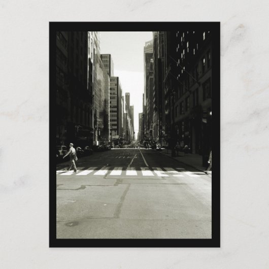 NYC Crosswalk Briefkaart (Voorkant)