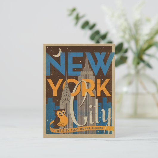 NYC - De stad die nooit slaapt Briefkaart (Staand voorkant)