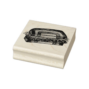 NYC Deli Corned Beef Reuben Sandwich Foodie Stamp Rubberstempel