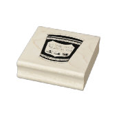 NYC Deli is blij je Griekse koffiebeker te dienen Rubberstempel (Stempel)