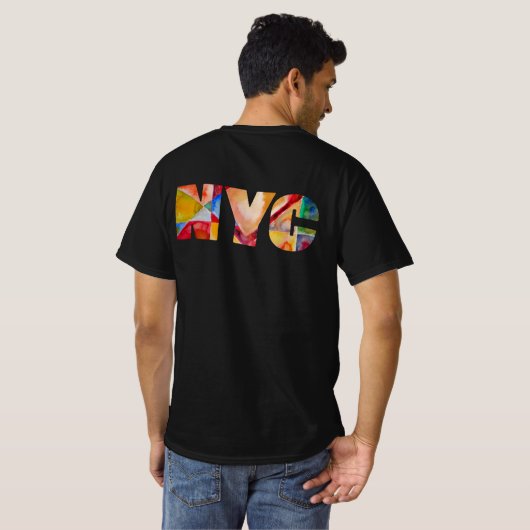 NYC Designer Art T-shirt (Achterkant volledig)