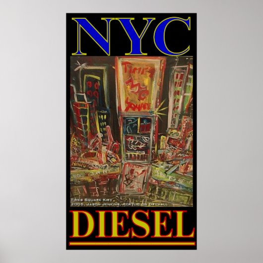 NYC DIESEL POSTER (Voorkant)
