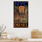 NYC DIESEL POSTER (Keuken)