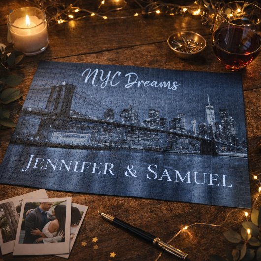 NYC Dreams Romantic Skyline  Legpuzzel