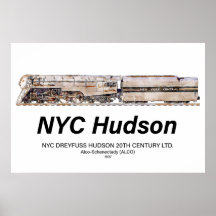 NYC Dreyfuss Hudson Stoomlocomotief. Profiel