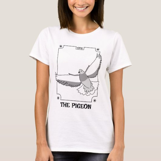 NYC Duif Tarot T-shirt (Voorkant)