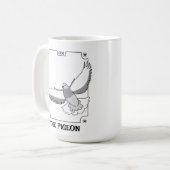 NYC Duiven Tarot Mok (Voorkant links)