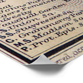 NYC en Brooklyn Map (1847) Poster (Hoek)