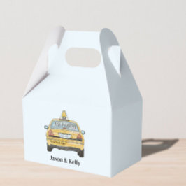 NYC Favor Box. Bruiloft welkomstbox taxi Bedankdoosjes