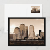 NYC Financial District Briefkaart (Voorkant / Achterkant)
