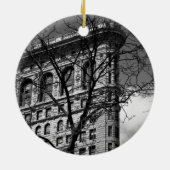 NYC Flat Iron Building Keramisch Ornament (Achterkant)