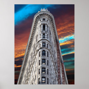 NYC FLATIRON SKYSCRAPER POSTER