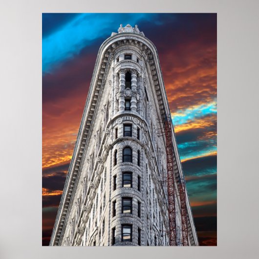 NYC FLATIRON SKYSCRAPER POSTER (Voorkant)