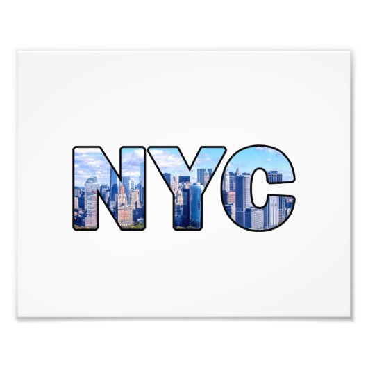 NYC FOTO AFDRUK (Voorkant)