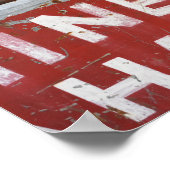 NYC-fotografie met Chinees handwasgoed Poster (Hoek)