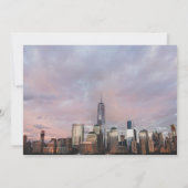 NYC Freedom Tower Foto: sla de datum op Save The Date (Achterkant)