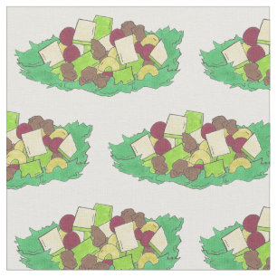NYC Fruit Nut Waldorf Salad Appels Stof