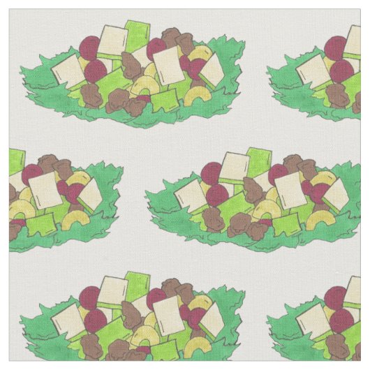 NYC Fruit Nut Waldorf Salad Appels Stof (Close Up)