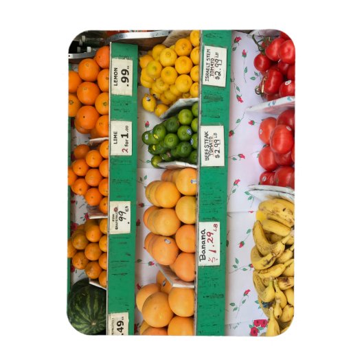 NYC Fruitstandaard Sidewalk Grocery New York City Magneet (Verticaal)