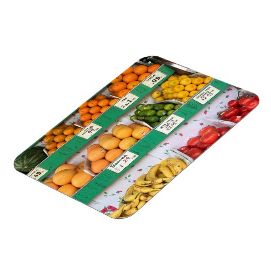 NYC Fruitstandaard Sidewalk Grocery New York City Magneet (Linkerzijde)