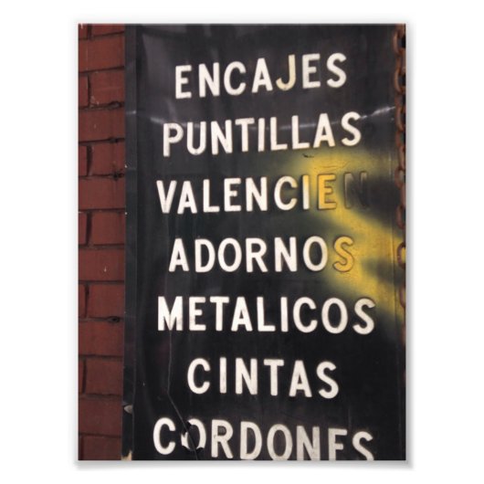 NYC Garment District Graffiti Sprayverf Urban Art Foto Afdruk (Voorkant)