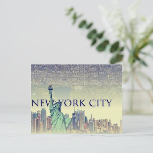 NYC-gebied Briefkaart (Staand voorkant)