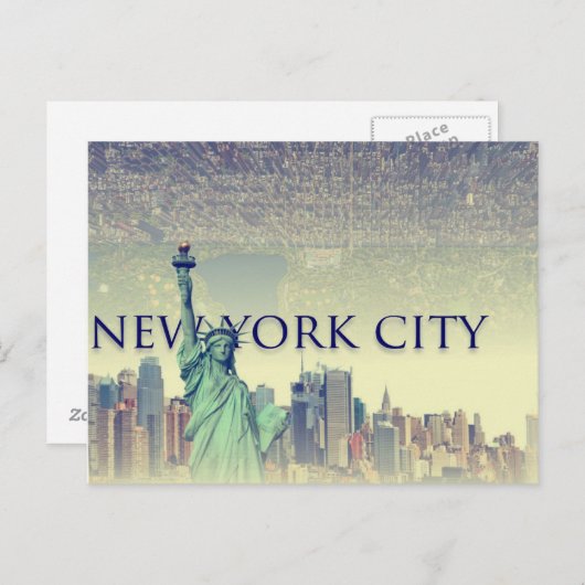 NYC-gebied Briefkaart (Voorkant / Achterkant)