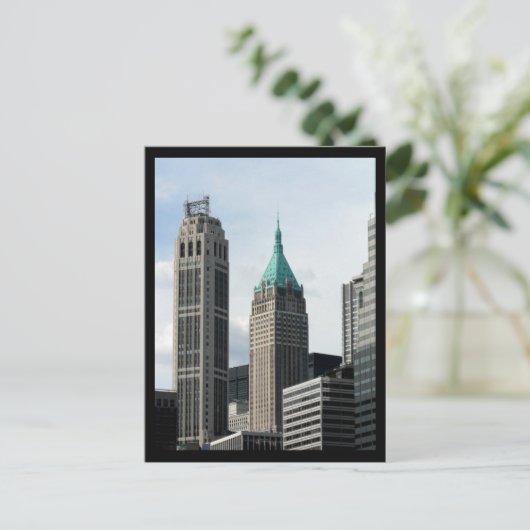 NYC-gebouw Briefkaart (Staand voorkant)