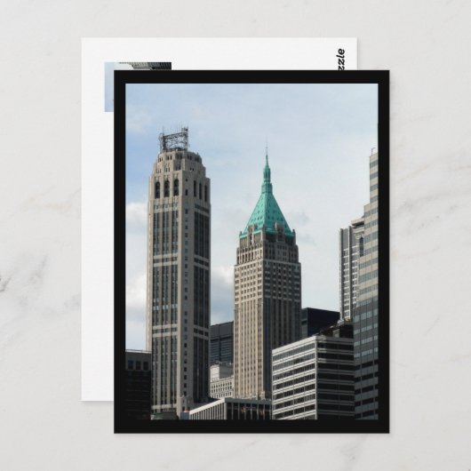 NYC-gebouw Briefkaart (Voorkant / Achterkant)