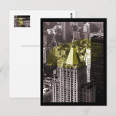 NYC-gebouw Briefkaart (Voorkant / Achterkant)