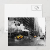 NYC Gele Cab Briefkaart (Voorkant / Achterkant)