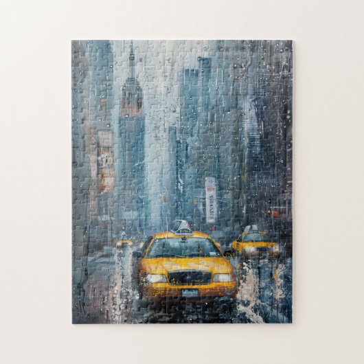 NYC Gele Cabine I Legpuzzel (Verticaal)