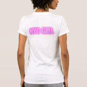 NYC Girl Aesthetic T-shirt (Achterkant)