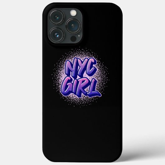NYC Girl Graffiti Style Case-Mate iPhone Case (Achterkant)