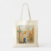NYC Girl op UES Tote Bag (Achterkant)