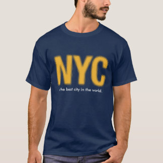 NYC_gold.ai, is de beste stad ter wereld. T-shirt